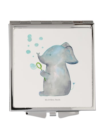 Mr. & Mrs. Panda Kleiner Spiegel Elefant Seifenblasen ohne Spruch in Weiß