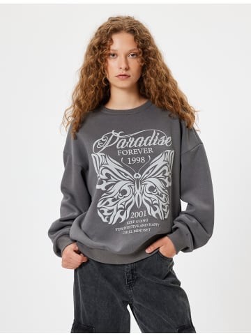 KOTON Sweatshirt in Anthrazit