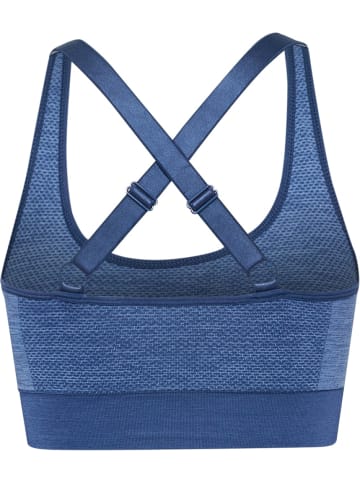 Hummel Sport-BH "Mt Shine Seamless Sports Bra" in Weiß