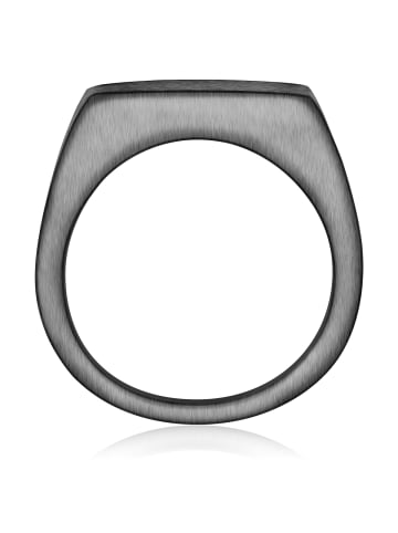 True Rebels Ring aus Edelstahl in gunmetal