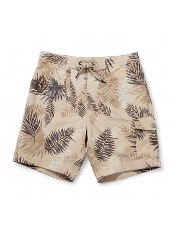 Jack Wolfskin Shorts Pomona Palmen in Braun