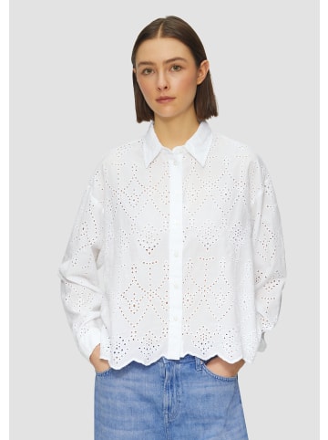 s.Oliver Bluse langarm in Weiß