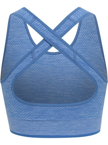 Hummel Sportoberteil Hmlmt Una Seamless Sports Top in MARINA MELANGE