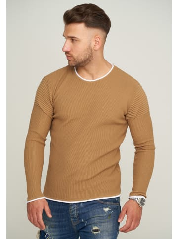 behype Pullover MKLAYER57 in braun