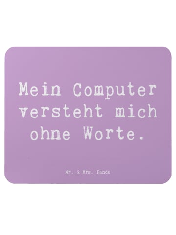 Mr. & Mrs. Panda Mouse Pad Spruch Verständnisvoller Softwareentw... in Lavendeltraum