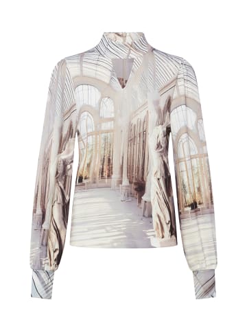 monari Blusenshirt Glamour Nights in beige grau