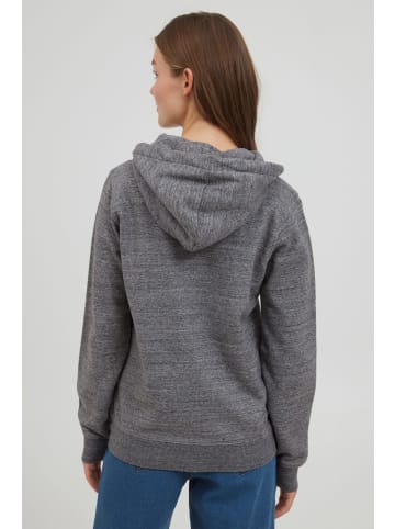 Oxmo Kapuzensweatjacke in grau