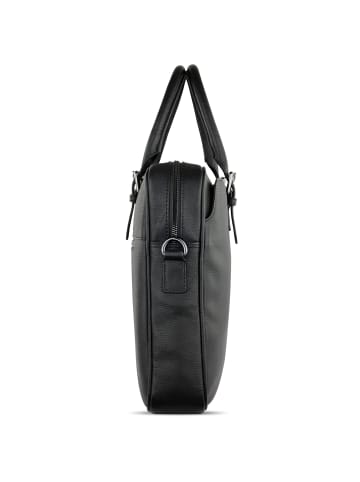 Bugatti Bella Aktentasche Leder 38 cm Laptopfach schwarz