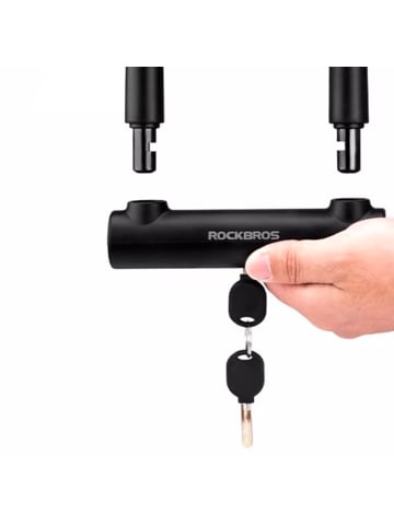 Rockbros RKS610-BK Bügelschloss Fahrradschloss Schwarz