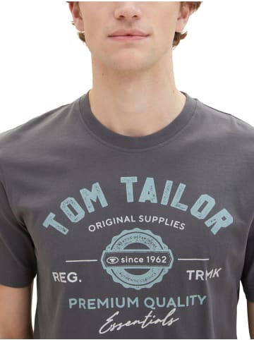 Tom Tailor T-Shirt LOGO in Grau