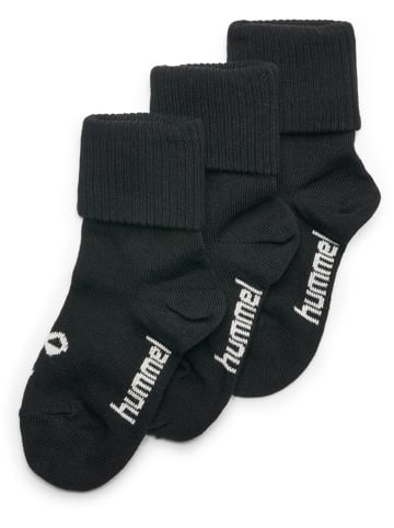Hummel Crew Socken Sora 3-Pack Kinder in BLACK