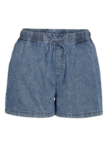 Noisy may Bequeme Jeansshorts Eingrifftaschen Tunnelzug in Blau-3