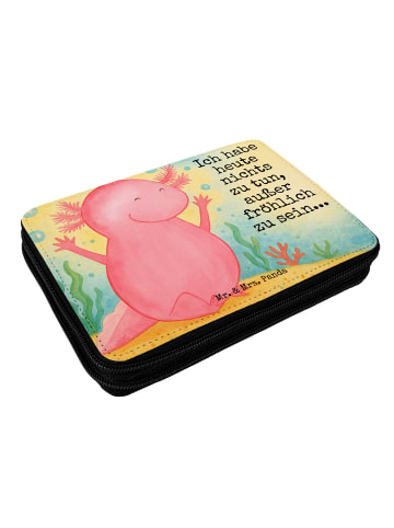 Mr. & Mrs. Panda Bleistiftetui Axolotl Hurra Design mit Spruch in Weiß