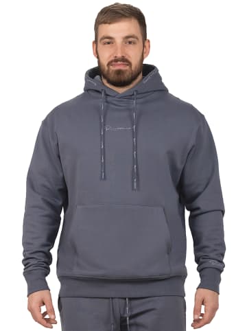 Reichstadt Herren Regular Fit Sport Hoodie Marken-Stick in Anthracite