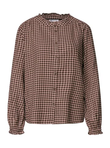 Street One Langarmbluse mit Rundhals und Rüschen in Warm Blush