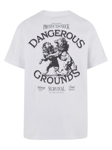 Mister Tee Mister Tee Dangerous Grounds Oversize Tee in white
