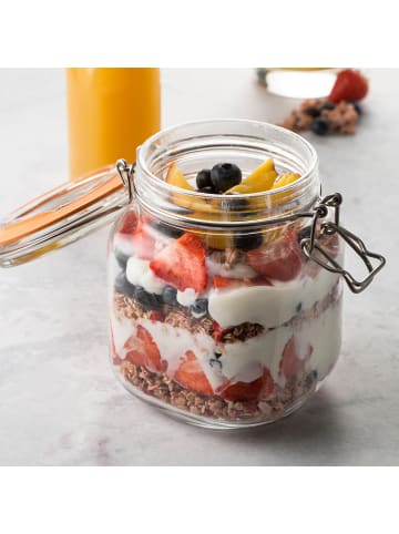 Kilner KILNER | Einkochglas, CLIP SQUARE, klar, 1 L