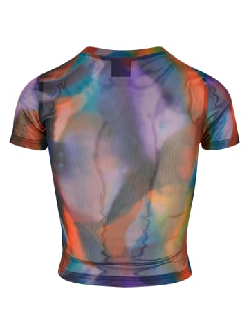 Urban Classics Urban Classics Damen Ladies AOP Mesh Tee in multicolorreflection