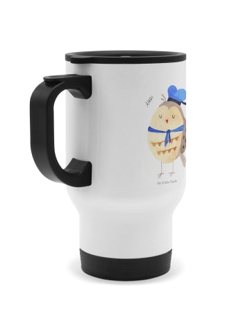 Mr. & Mrs. Panda Kaffeebecher To Go Eule Matrose ohne Spruch in Weiß