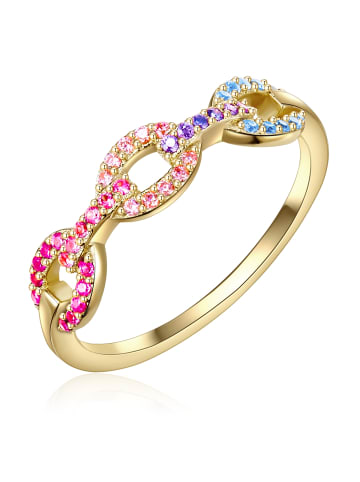 Lulu & Jane Ring aus Messing in gelbgold