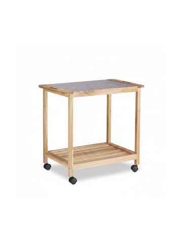relaxdays Küchenwagen in Natur - (B)66 x (H)62 x (T)38 cm