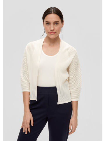 s.Oliver BLACK LABEL Strickjacke 3/4 Arm in Creme