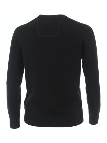 CASAMODA Pullover mit V-Ausschnitt uni 004430 in Schwarz