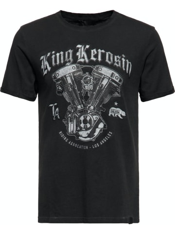 King Kerosin T-Shirt in Schwarz