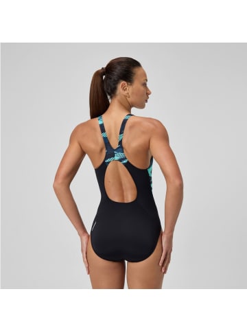 Speedo Hyperboom Badanzug in Schwarz