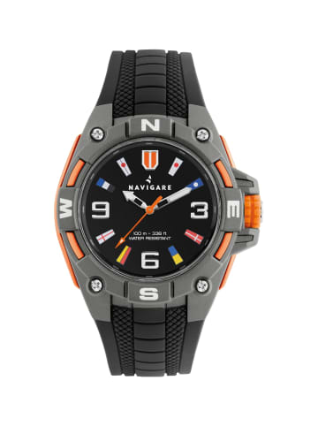 Navigare Uhr in BLACK