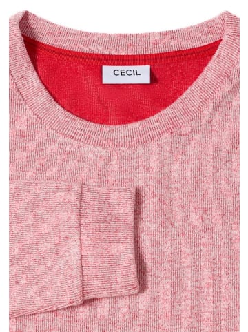 Cecil Langarmshirt in fiery red melange