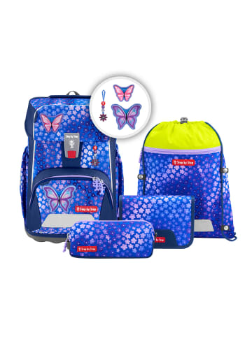 Step by Step Grundschulranzen-Set, GIANT "Butterfly Maja" 5-teilig in Lila