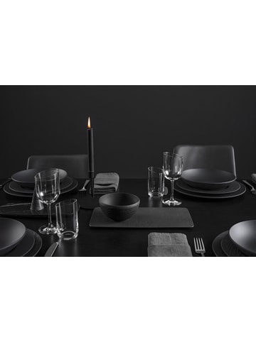 Villeroy & Boch 16-tlg. Tafelservice Manufacture Rock in in schwarz