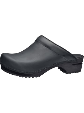 Sanita Comfortwear Clog "Wood-Chrissy Open" in Schwarz