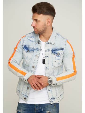 2Y Jeansjacke - 2YASTIL in Blau-Orange