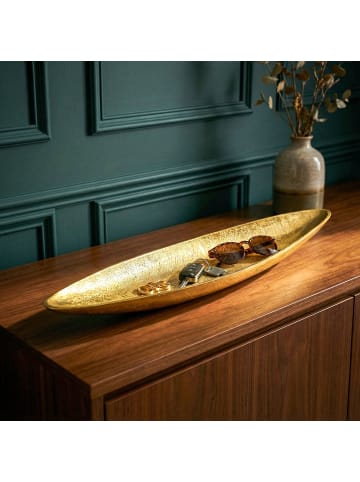 FineBuy Tischdekoration in Gold / Aluminium / 60x10x7
