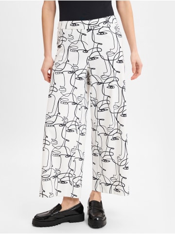 MAC HOSEN Hose Faye in weiß schwarz