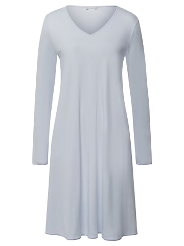 Hanro Nachthemd Cotton Silk in Powder blue