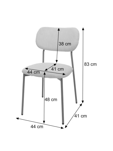 MCW 2er-Set Esszimmerstuhl O26, Beige