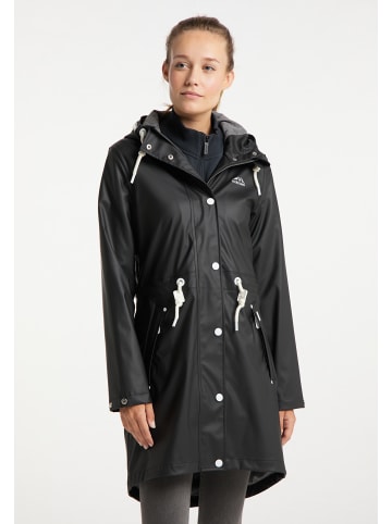ICEBOUND Damen Regenmantel in Schwarz