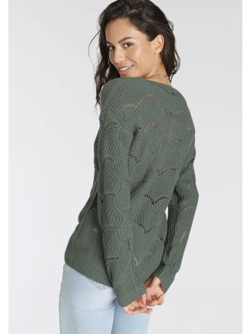 Laura Scott Strickpullover in grün