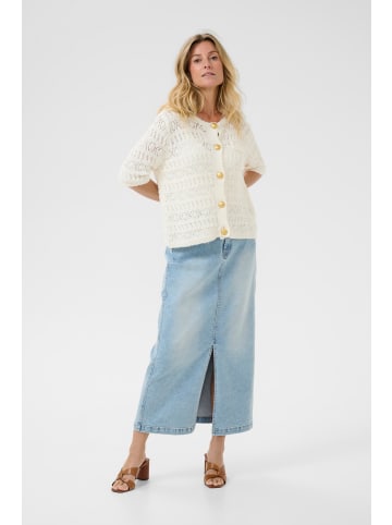 Cream Strickjacke CRGurdie Straight fit in Marshmallow