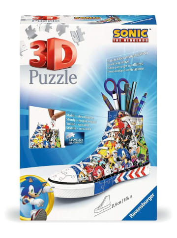 Ravensburger Ravensburger Puzzle 108 Teile Konstruktionsspiel Sneaker Sonic the Hedgehog in bunt