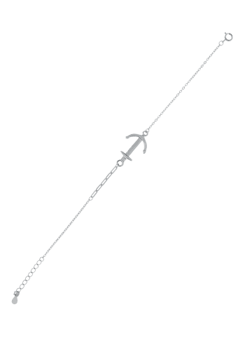 Adeliás Damen Armband aus 925 Silber 17+3 cm in silber