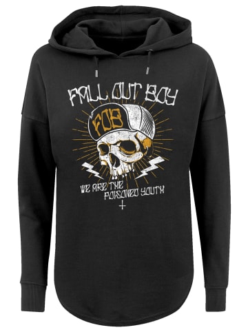F4NT4STIC Oversized Hoodie Fall Out Boy Chest Youth Skull in schwarz