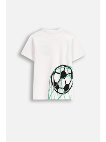 MOKIDA T-Shirt mit kurzen Ärmeln in weiß