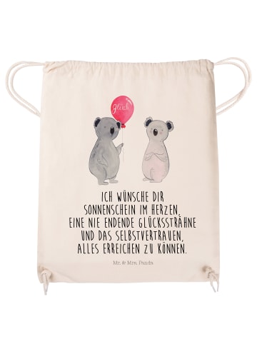 Mr. & Mrs. Panda Jutebeutel Koala Luftballon mit Spruch in Creme