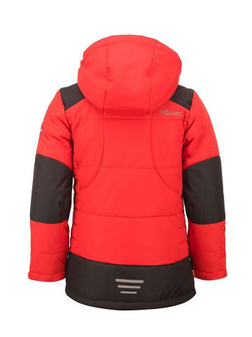 Trollkids Winter-Parka "Narvik" in Rot / Sonnengelb