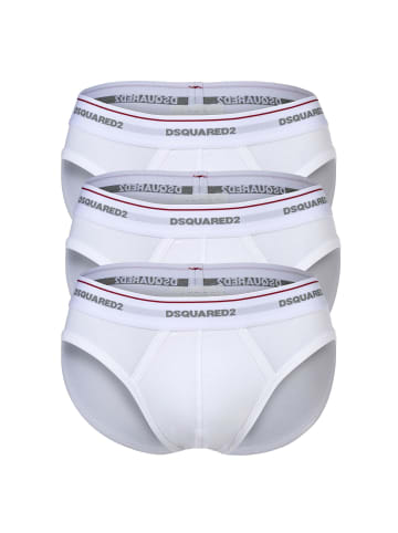 Dsquared² Slip 3er Pack in Weiß