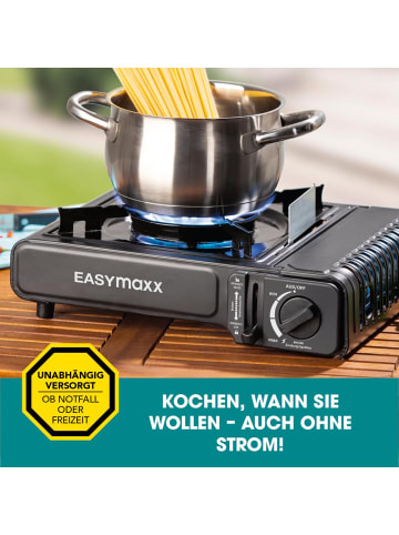 EASYmaxx EASYmaxx Gaskocher tragbar 2500W schwarz